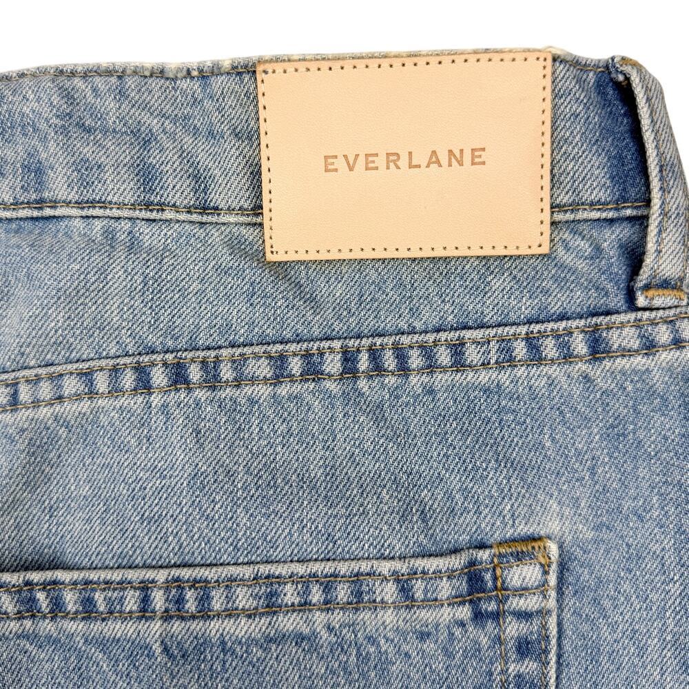 EVERLANE The Denim Reconstructed Skirt Sz 33 Blue - Picture 7 of 7